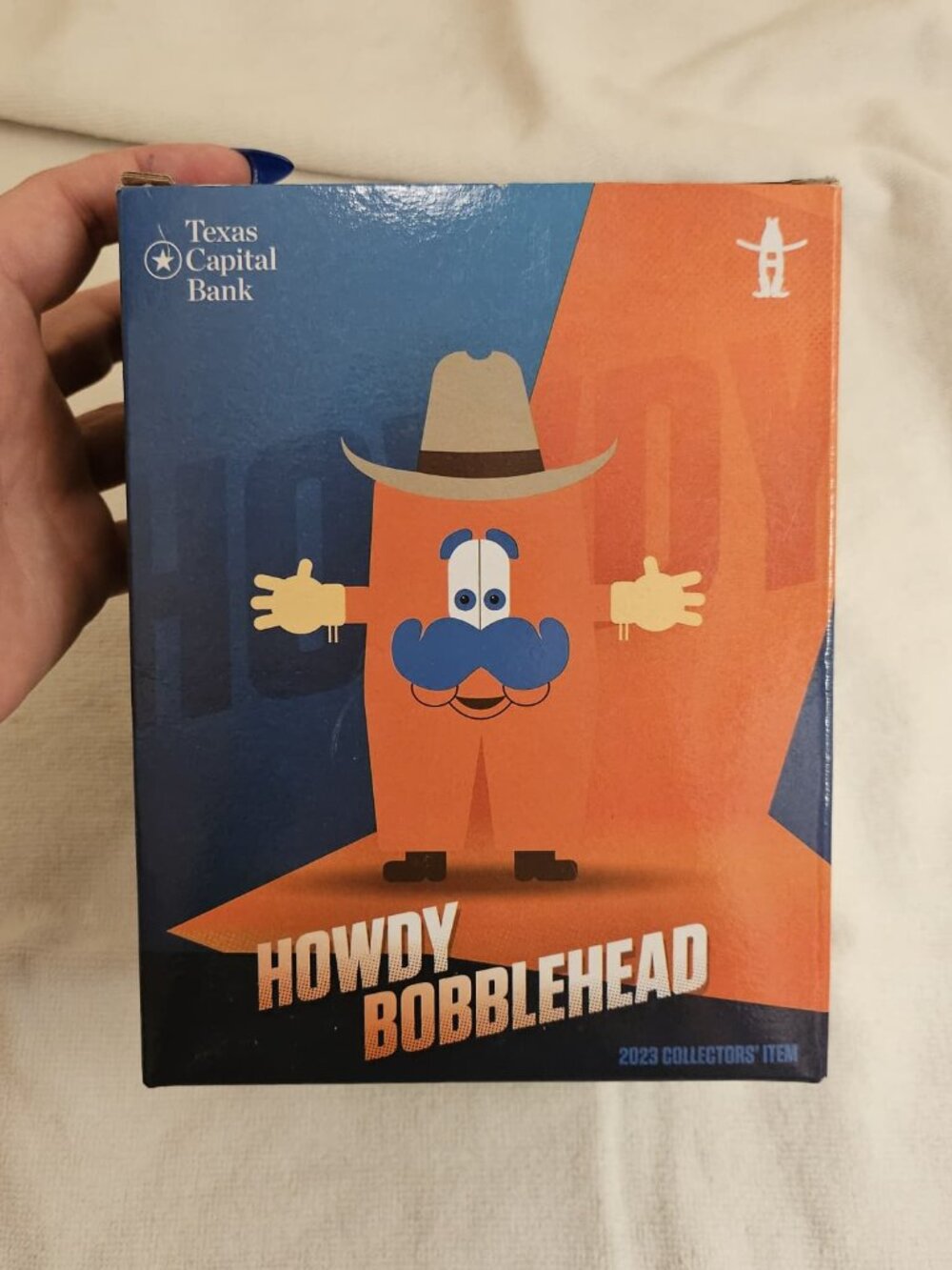 Houston Livestock Show & Rodeo (HLSR) Howdy Bobblehead | 2/28/23 SGA 1 of 10,000